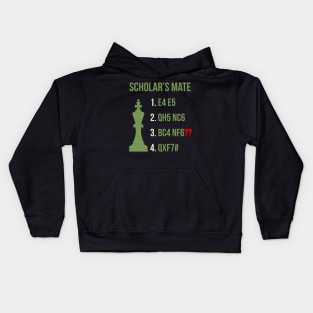 scholar's mate Kids Hoodie